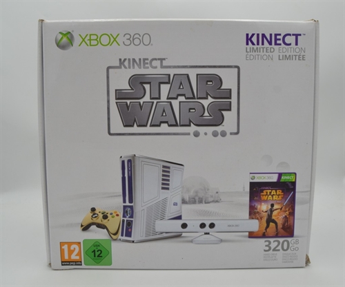 XBOX 360 - Slim - Kinect Star Wars Limited Edition - 320GB HDD - Konsol - SNR 539869214605 (B Grade) (Genbrug)